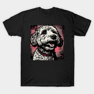 Retro Art Goldendoodle Dog Lover T-Shirt